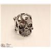 Image 1 : MEN'S HEAVY STAINLESS STEEL SKULL RING SZ10