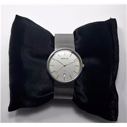 #16 - GENUINE BERING SILVER TONE WATCH