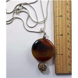 #19 - BUTTERSCOTCH AGATE PENDANT