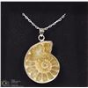 Image 1 : 1.5" AMMONITE PENDANT ON A .925 STERLING SILVER