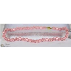 203-SEA SHELL PEARL NECKLACE 15"