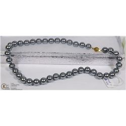 202-SEA SHELL PEARL NECKLACE 15"