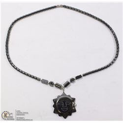 HEMATITE SUN CHOKER