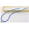 Image 1 : #103- BLUE TOPAZ LOOSE BEAD NECKLACE