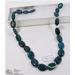 #67- AZURITE CHRYSOCOLLA LOOSE BEAD NECKLACE