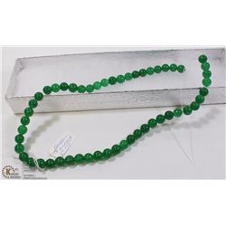 #58-GREEN EMERALD LOOSE BEAD NECKLACE