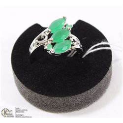 #96- GREEN EMERALD RING