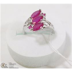 #95- RED RUBY RING