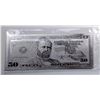 Image 1 : #7 - SILVER FOIL US $50.00 BILL