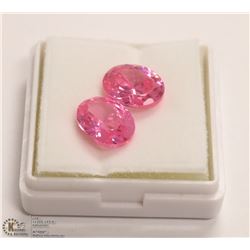 288) BABY PINK ZIRCONIA TOTAL 17CT 2PCS