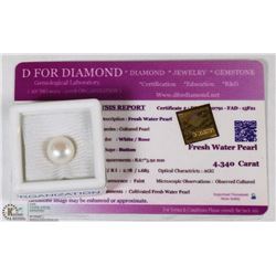 #16 - 4.340  FRESH WATER PEARL GEMSTONE