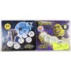 Image 1 : TWO SEALED REEL COINZ SETS: SHREK AND ET