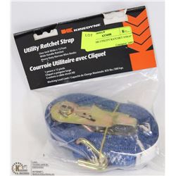 KINEDYNE UTILITY RATCHET STRAP 1"X12'