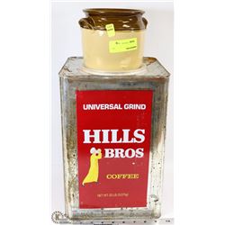 MADE IN ENGLAND BEAN POT SOLD WITH HILLS BROS