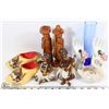 Image 1 : FLAT OF ASST DECORATIVE ITEMS FROM VARIOUS
