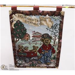 LARGE BOYDS BEARS WALL BANNER