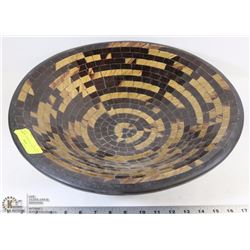 EXTRA LARGE SHOWHOME MOSAIC BOWL 17"D