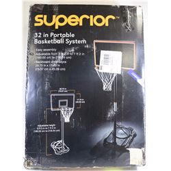 SUPERIOR 32" PORTABLE BASKETBALL SYSTEM