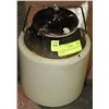 Image 1 : 1/2 GALLON CROCK WITH LID ( CHIP ON LID)