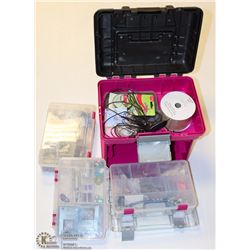 JEWELRY CRAFT MAKING CASE & SUPPLIES