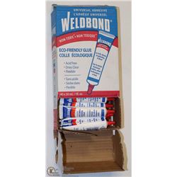 CASE OF WELD-BOND NON TOXIC UNIVERSAL ADHESIVE