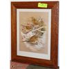 Image 1 : SIGNED BIRD PICTURE 14.5W  X 17H