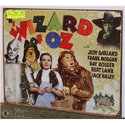 NEW "THE WIZARD OF OZ" TIN SIGN (USA 12"X16")