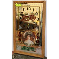 VINTAGE PEPSI COLA CLOCK