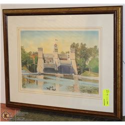 FRAMED MATTED PRINT
