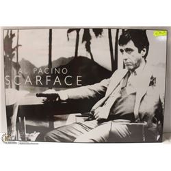 SCARFACE PICTURE PLAQUE