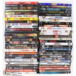 BOX OF DVDS