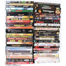 BOX OF DVDS