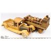 Image 1 : HANDMADE WOODEN TOY TRUCKS