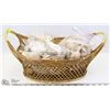 Image 1 : X-LARGE BASKET OF SEA SHELLS