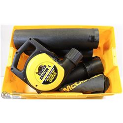 EAGER BEAVER ELECTRIC BLOWER W/ ATTACHMENTS & BAG