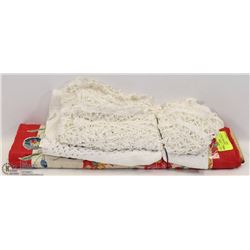 BOLT OF LINEN FABRIC SPORX 10 YARDS SEARS &