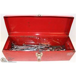 TOOL BOX WITH MASTERCRAFT MAXIMUM WRENCHES