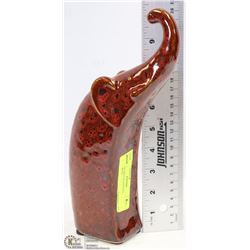 VINTAGE RED ELEPHANT ORNAMENT