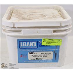 2000 LELAND METAL SCREWS   14 - 14X7/8"   WHITE