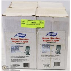 4 SOLAR LED STROBE LIGHTS