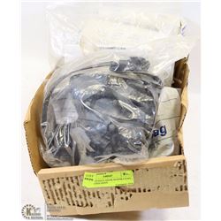 6 NORTH HALF MASK RESPIRATORS , ASSORTED SIZES