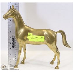 11 INCH BRASS HORSE