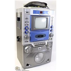 KARAOKE VISION KARAOKE MACHINE WITH MANY CD'S
