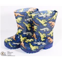 PAIR OF BOYS LITE-UP RUBBER BOOTS SIZE 7