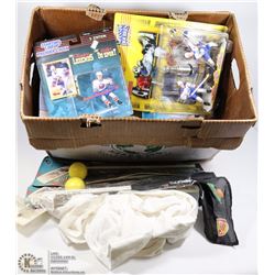 LOT OF VINTAGE HOCKEY FIGURES & RARE COLLECTIBLES