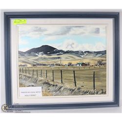 2004 OIL PAINTING ON CANVAS BY HOLLY PERRET