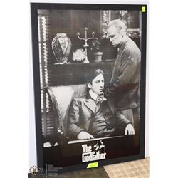 VINTAGE FRAMED 25X 35 THE GODFATHER MOVIE PICTURE