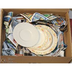 BOX OF ASSORTED DISHES