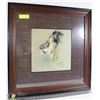 Image 1 : FRAMED MATTED LION PRINT