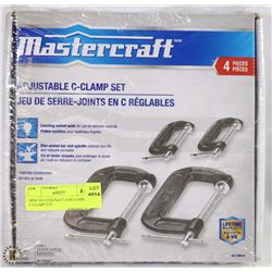 NEW MASTERCRAFT ADJUSTABLE C-CLAMP SET